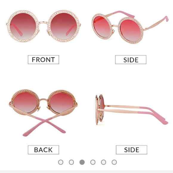 HIGH QUALITY MATERIALS  round sunglasses is made o - Picture 2 of 2